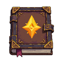 iron bound grimoire  with ancient runes glowing