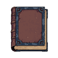 iron bound grimoire  with simple plain cover