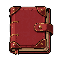 leather journal  with red leather cover