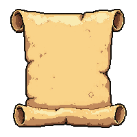 rolled parchment scroll  with star and moon design