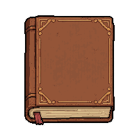 Thick Spellbook With Simple Plain Cover — free pixel art sprite from the Marketplace Books Scrolls collection, transparent PNG