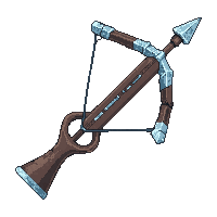 Crossbow  Frost Rimmed Icy — free pixel art sprite from Marketplace Bows