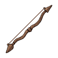elven longbow bone carved