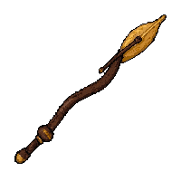 hunting bow gold inlaid