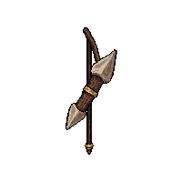 magic enchanted bow bone carved