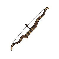 recurve bow gold inlaid