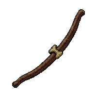 war bow bone carved