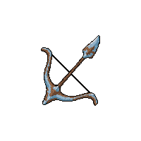 war bow frost rimmed icy