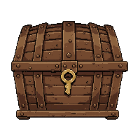 barrel container  with a single key in the lock