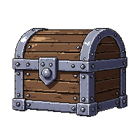 iron bound chest  shiny brand new