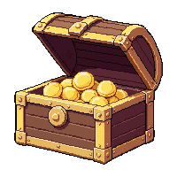 small jewelry box  wide open showing gold inside
