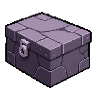 stone sarcophagus  closed and locked
