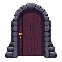 Magical Portal  Slightly Ajar With Light — free pixel art sprite from Marketplace Doors Portals