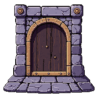 trapdoor in floor  with rune carvings