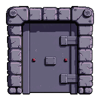 vault door with combination  iron banded reinforced
