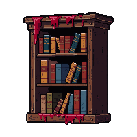 Bookshelf  Bloodstained — free pixel art sprite from Marketplace Furniture