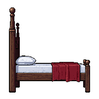 four poster bed  polished mirror shine
