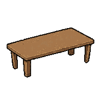 Long Dining Table  Polished Mirror Shine — free pixel art sprite from Marketplace Furniture