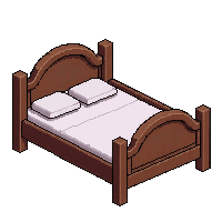 single bed  polished mirror shine