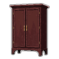 wardrobe armoire  bloodstained