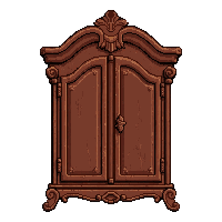Wardrobe Armoire Ornate Carved — free pixel art sprite from the Marketplace Furniture collection, transparent PNG