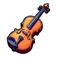 fiddle violin  magical glowing