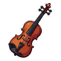 Fiddle Violin  Polished Mahogany — free pixel art sprite from Marketplace Instruments