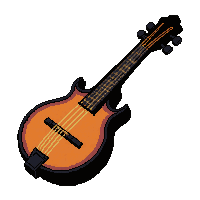 mandolin  magical glowing