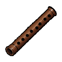 pan flute  polished mahogany