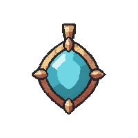 Amulet Pendant  With Diamond — free pixel art sprite from Marketplace Jewelry
