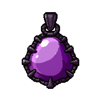 Amulet Pendant  With Purple Amethyst — free pixel art sprite from Marketplace Jewelry