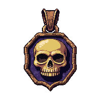 Amulet Pendant  With Skull Setting — free pixel art sprite from Marketplace Jewelry