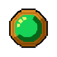 brooch pin  with green emerald