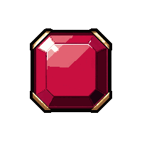 brooch pin  with red ruby