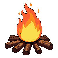 campfire  newly forged shiny