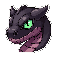 Basilisk Eye  Glowing With Magic — free pixel art sprite from Marketplace Monster Trophies