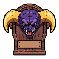 harpy claw  mounted on wooden plaque