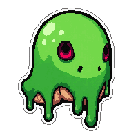 kraken tentacle  dripping green slime