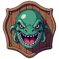 kraken tentacle  mounted on wooden plaque
