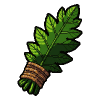 Fern Frond  Wrapped In Twine Bundle — free pixel art sprite from Marketplace Plants Herbs