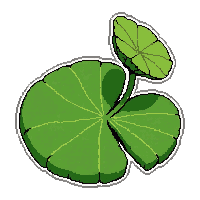 Lily Pad  Fresh And Vibrant — free pixel art sprite from Marketplace Plants Herbs