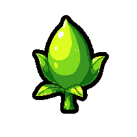magical glowing herb  fresh and vibrant