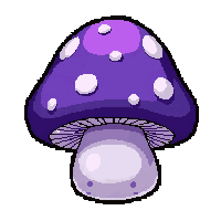 purple mushroom  fresh and vibrant