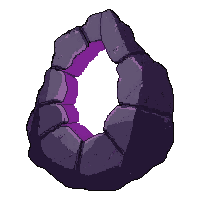 Carved Rock With Rune  Glowing Purple Shadow Rune — free pixel art sprite from Marketplace Runes Symbols