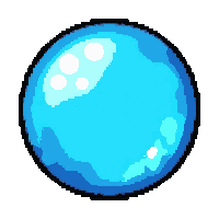 Circular Rune Stone  Glowing Blue Ice Rune — free pixel art sprite from Marketplace Runes Symbols