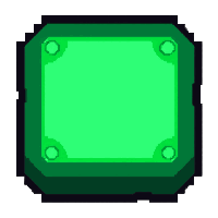 square rune tablet  glowing green nature rune