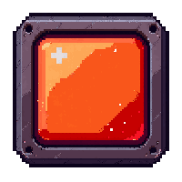 square rune tablet  glowing red fire rune