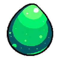 Tattoo Style Rune Glowing Green Nature Rune — free pixel art sprite from the Marketplace Runes Symbols collection, transparent PNG