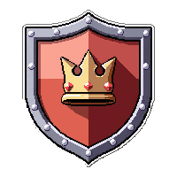 targe small round with crown emblem