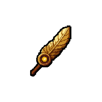 shaman feathered staff topped with sun symbol